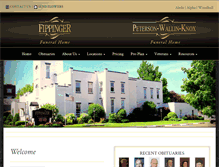 Tablet Screenshot of fippingerfuneralhome.com